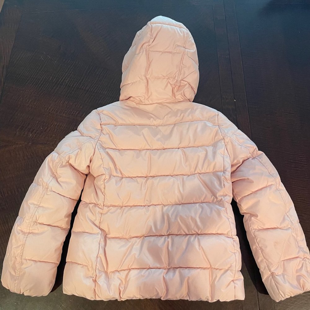 GAP Kids ColdControl Max Puffer Zip Hood Size Medium Soft Pink - Picture 3 of 11